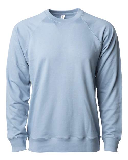 Icon Lightweight Loopback Terry Crewneck Sweatshirt | USA Decoration