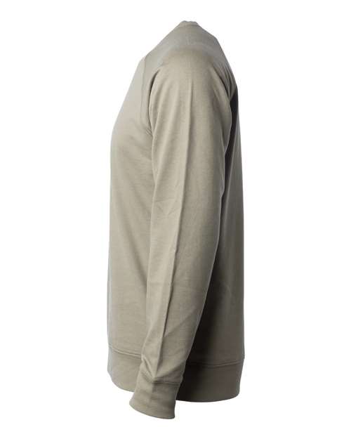 Icon Lightweight Loopback Terry Crewneck Sweatshirt | USA Decoration