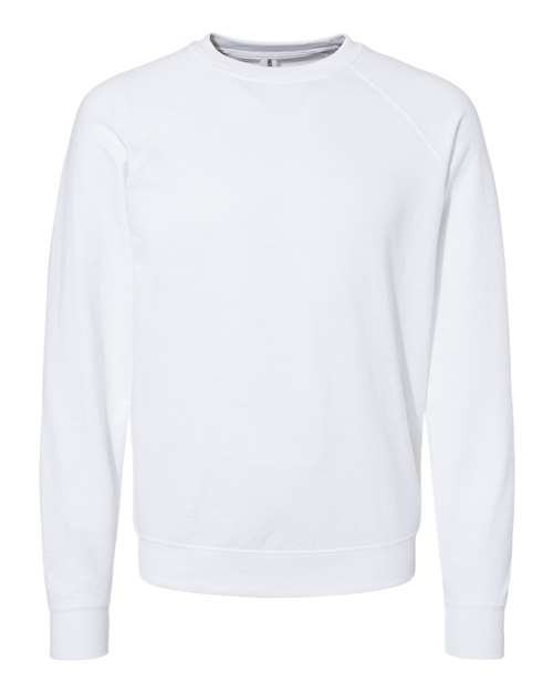 Icon Lightweight Loopback Terry Crewneck Sweatshirt | USA Decoration