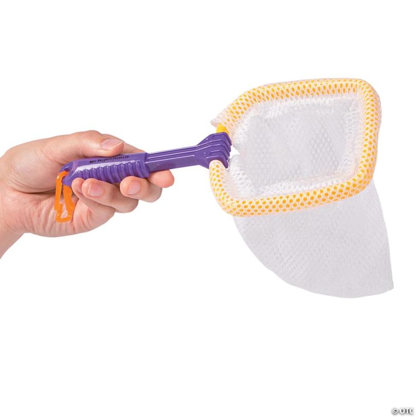 8 1/2" Mesh Bug Nets with Blue Plastic Handles - 6 Pc.
