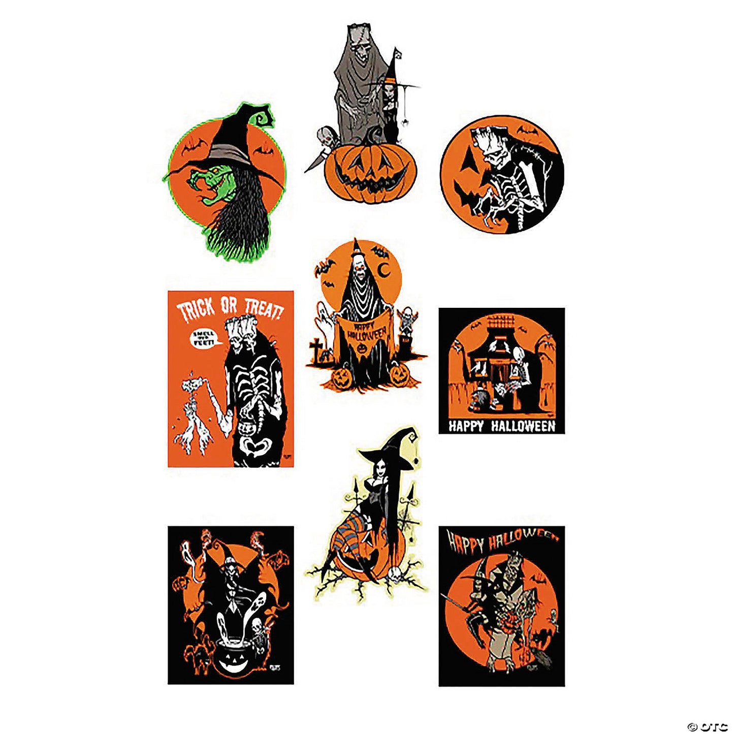 9 Pc. Toxictoons™ Cutout Wall Decoration Set - Series 1 | USA Decoration®