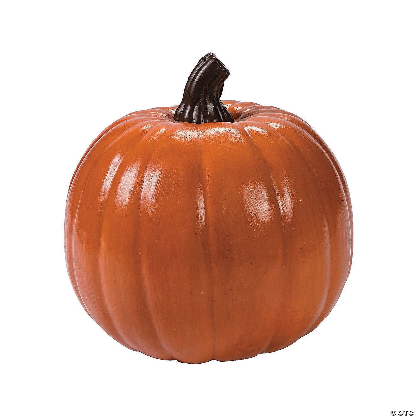9" x 8 1/4" Orange Foam Pumpkin Halloween Decoration | USA Decoration®