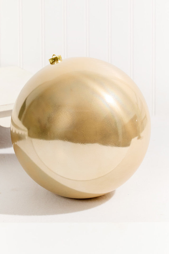 9.8” Pearl Shatterproof Ornament for Holiday Decor