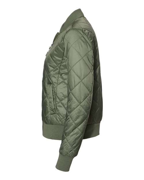 Women's HeatLast™ Quilted Packable Bomber | USA Decoration