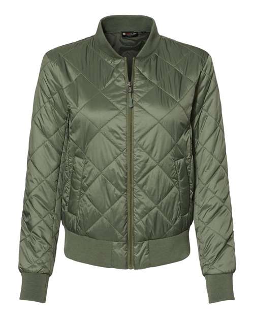 Women's HeatLast™ Quilted Packable Bomber | USA Decoration
