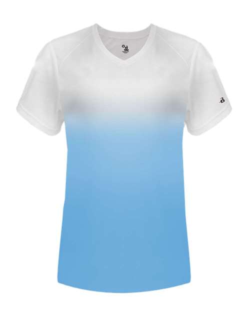 Women's V-Neck Ombre T-Shirt | USA Decoration
