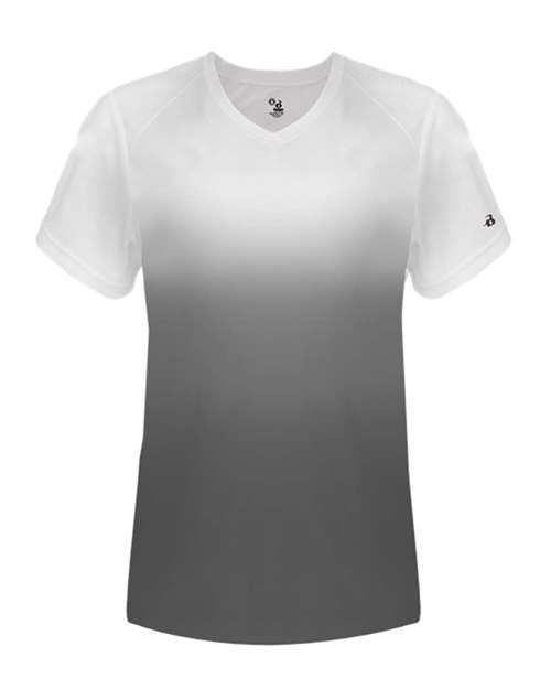 Women's V-Neck Ombre T-Shirt | USA Decoration