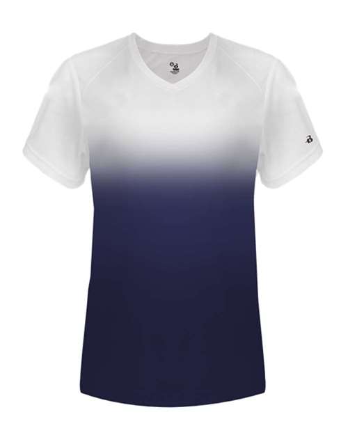 Women's V-Neck Ombre T-Shirt | USA Decoration