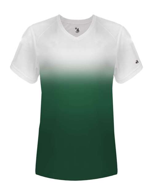 Women's V-Neck Ombre T-Shirt | USA Decoration