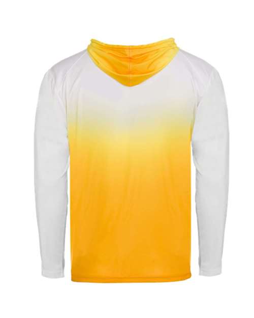 Youth Ombre Long Sleeve Hooded T-Shirt | USA Decoration