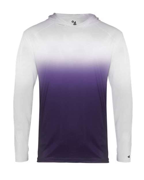 Youth Ombre Long Sleeve Hooded T-Shirt | USA Decoration