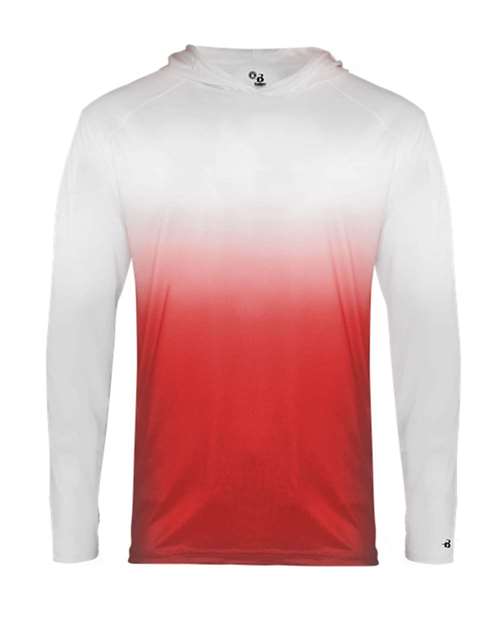 Youth Ombre Long Sleeve Hooded T-Shirt | USA Decoration