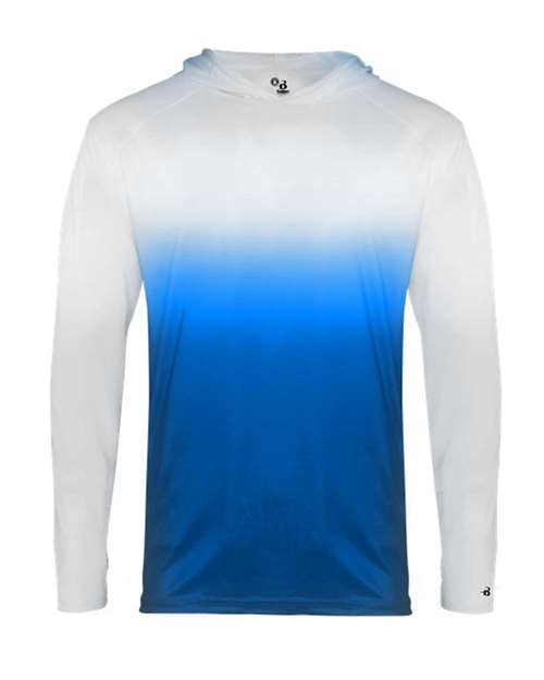 Youth Ombre Long Sleeve Hooded T-Shirt | USA Decoration