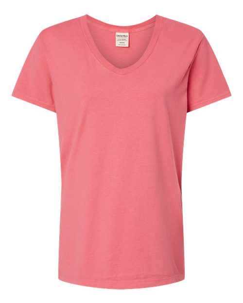 Garment-Dyed Women's V-Neck T-Shirt | USA Decoration®
