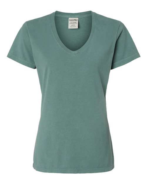 Garment-Dyed Women's V-Neck T-Shirt | USA Decoration®