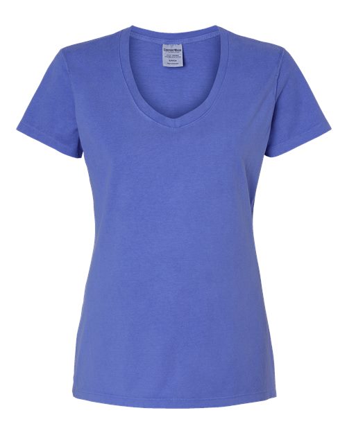 Garment-Dyed Women's V-Neck T-Shirt | USA Decoration®