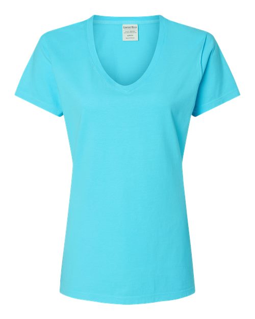 Garment-Dyed Women's V-Neck T-Shirt | USA Decoration®