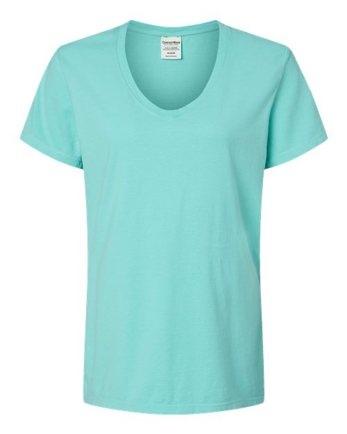 Garment-Dyed Women's V-Neck T-Shirt | USA Decoration®