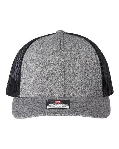 Low Pro Heather Trucker Cap | USA Decoration