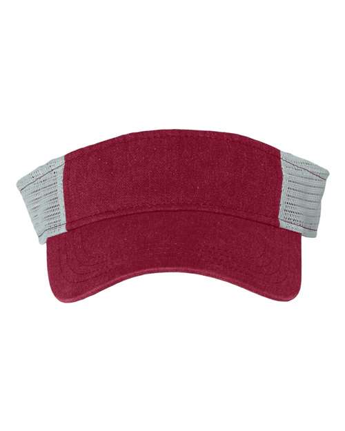Pigment-Dyed Trucker Visor | USA Decoration