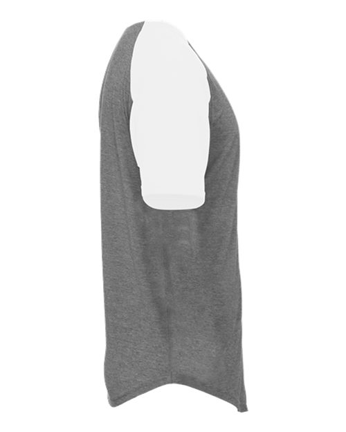 Triblend Full Button T-Shirt | USA Decoration