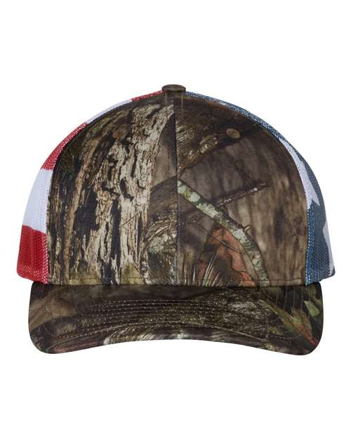 Printed Mesh Trucker Cap | USA Decoration