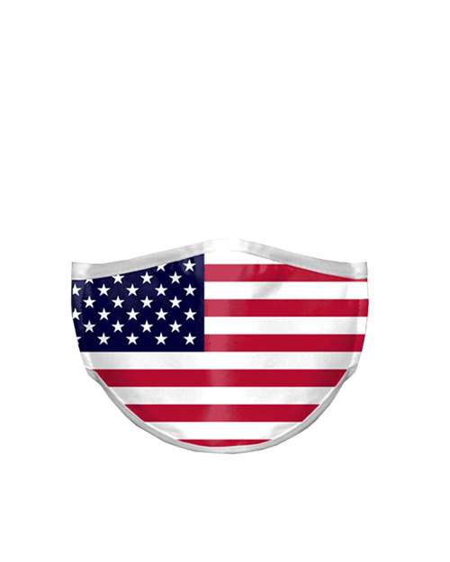 3-Ply Sublimated Mask | USA Decoration