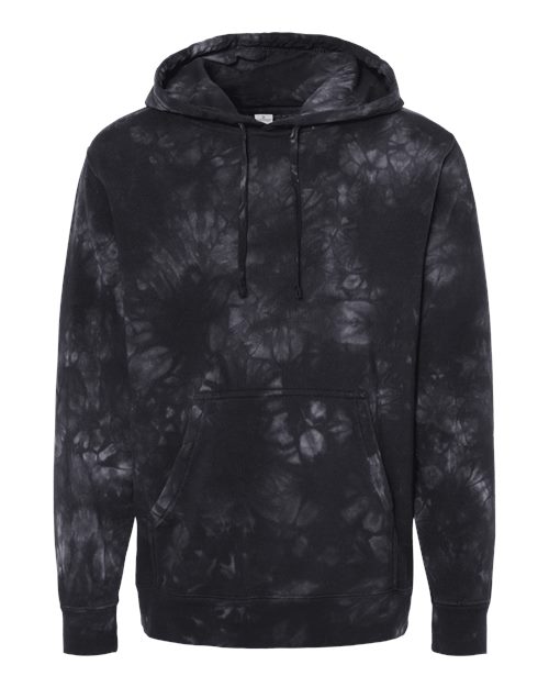 Midweight Tie-Dyed Hooded Sweatshirt | USA Decoration