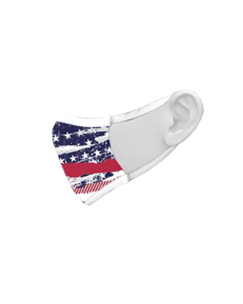 3-Ply Sublimated Mask | USA Decoration