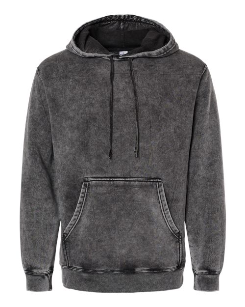 Midweight Mineral Wash Hooded Sweatshirt | USA Decoration