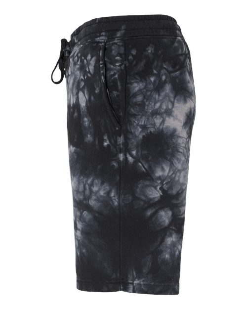 Tie-Dyed Fleece Shorts | USA Decoration