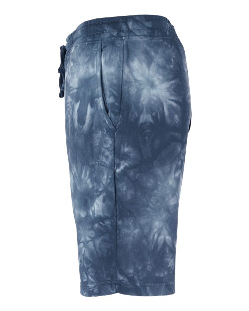 Tie-Dyed Fleece Shorts | USA Decoration