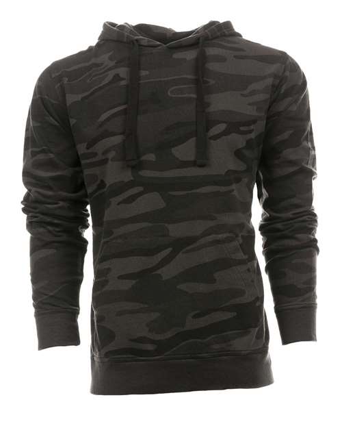 Enzyme-Washed French Terry Hooded Sweatshirt | USA Decoration
