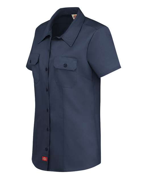 Women's Short Sleeve Work Shirt | USA Decoration