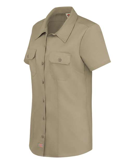 Women's Short Sleeve Work Shirt | USA Decoration