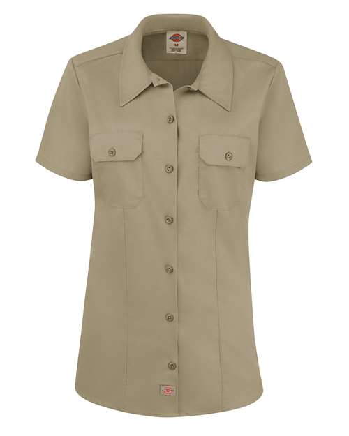 Women's Short Sleeve Work Shirt | USA Decoration