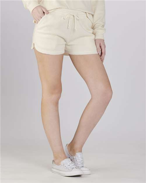 Women's Fleece Out Shorts | USA Decoration