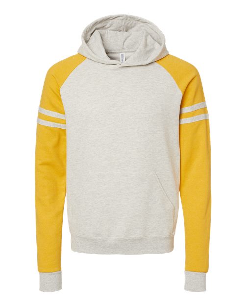 Nublend® Varsity Colorblocked Raglan Hooded Sweatshirt | USA Decoration