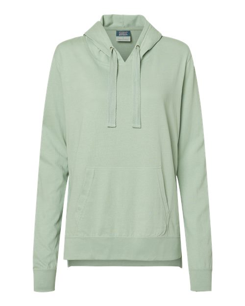 Women's Sueded Jersey Hooded Sweatshirt | USA Decoration
