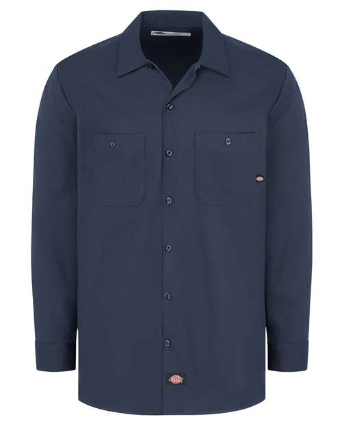 Industrial Cotton Long Sleeve Work Shirt - Tall Sizes | USA Decoration