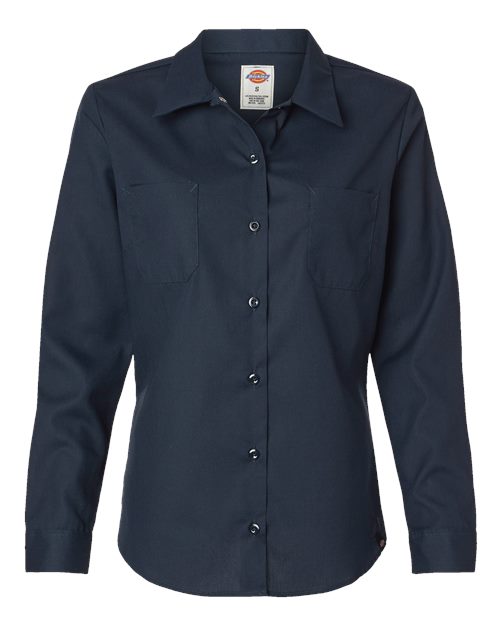 Women's Long Sleeve Industrial Work Shirt | USA Decoration