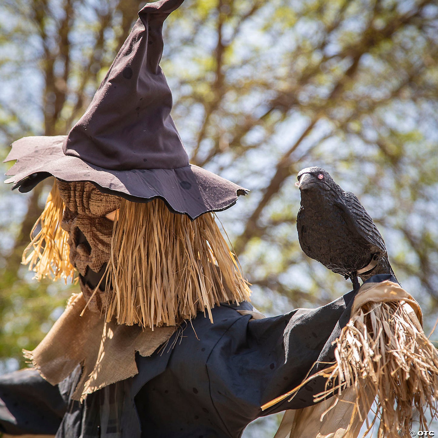 96" Staked Scarecrow Animated Halloween Prop | USA Decoration®
