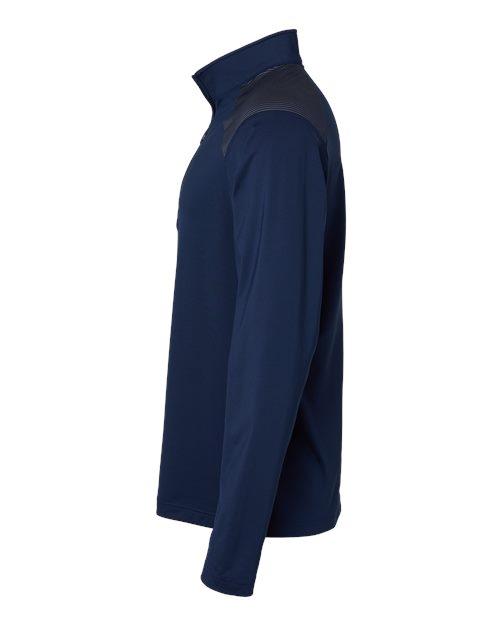 Shoulder Stripe Quarter-Zip Pullover | USA Decoration