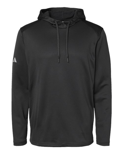 Textured Mixed Media Hooded Sweatshirt | USA Decoration