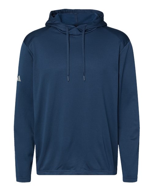 Textured Mixed Media Hooded Sweatshirt | USA Decoration