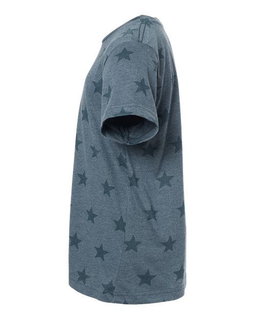 Youth Star Print Tee | USA Decoration