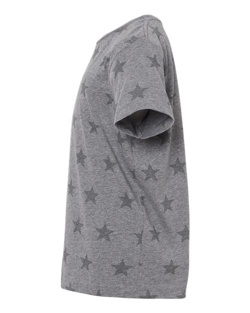 Youth Star Print Tee | USA Decoration