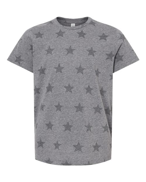 Youth Star Print Tee | USA Decoration