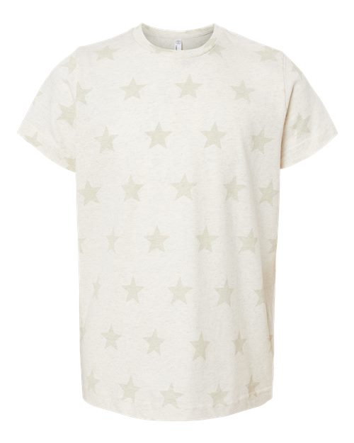 Youth Star Print Tee | USA Decoration