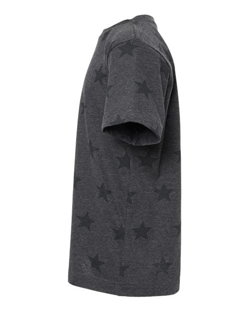 Youth Star Print Tee | USA Decoration